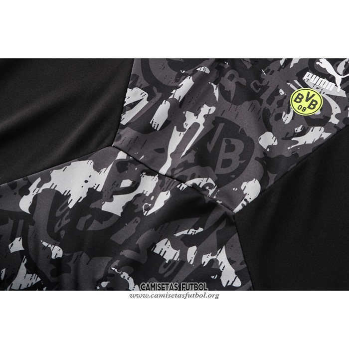 Camiseta Polo del Borussia Dortmund 2021/2022 Negro